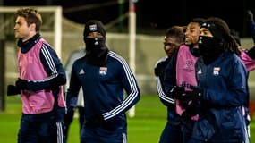 L'OL à l'entraînement avant d'affronter Leipzig