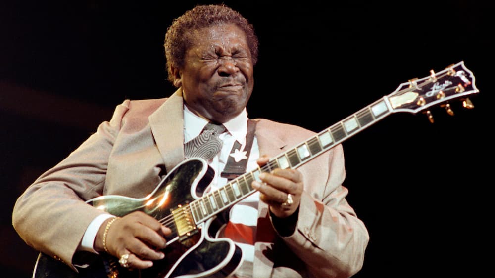 BB KIng et Lucille, sa célèbre Gibson BB KIng et Lucille, sa célèbre Gibson