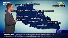 Météo Nord-Pas-de-Calais : ciel nuageux toute la journée, 18°C à Calais, 20°C à Lille