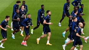 Les Bleus à l'entraînement