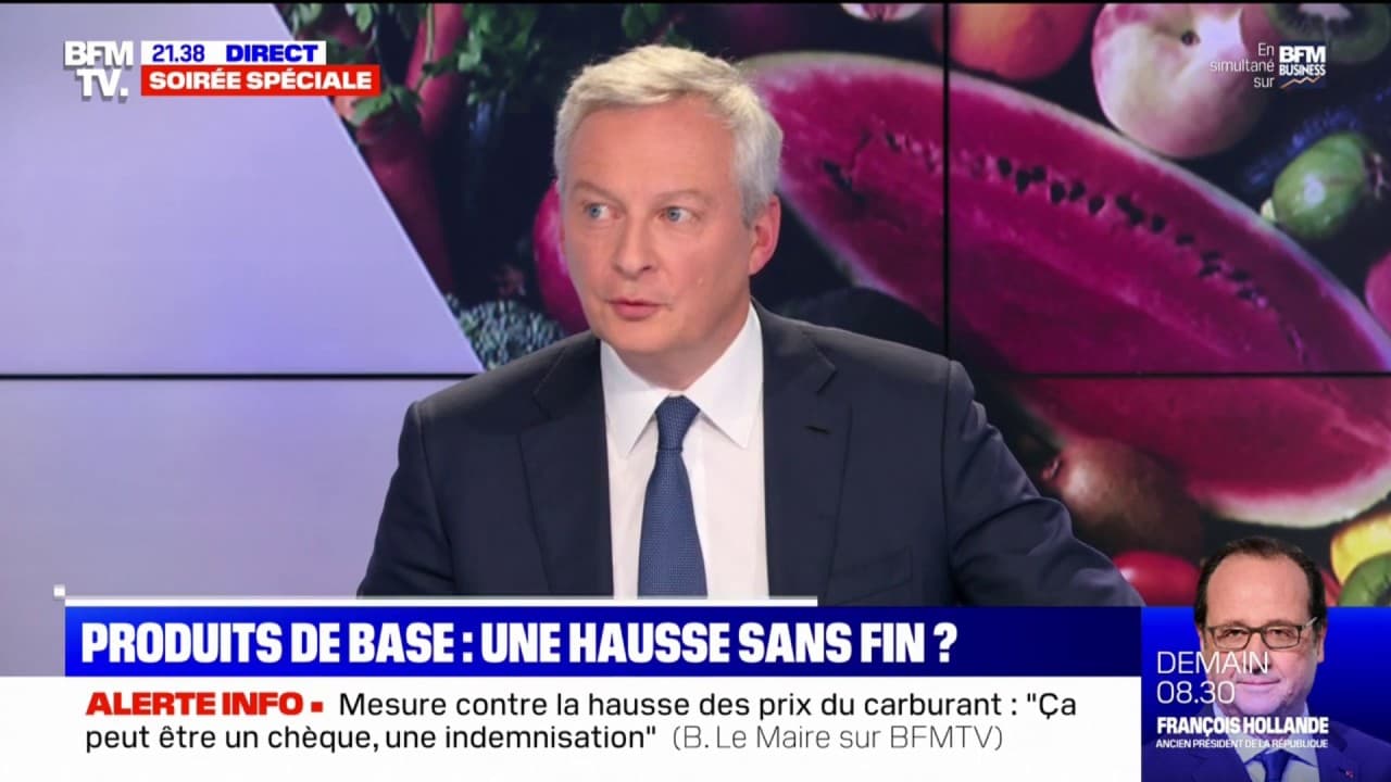 Bruno Le Maire Sur L'inflation: "Je Ne Vois Pas D'amélioration Avant La ...