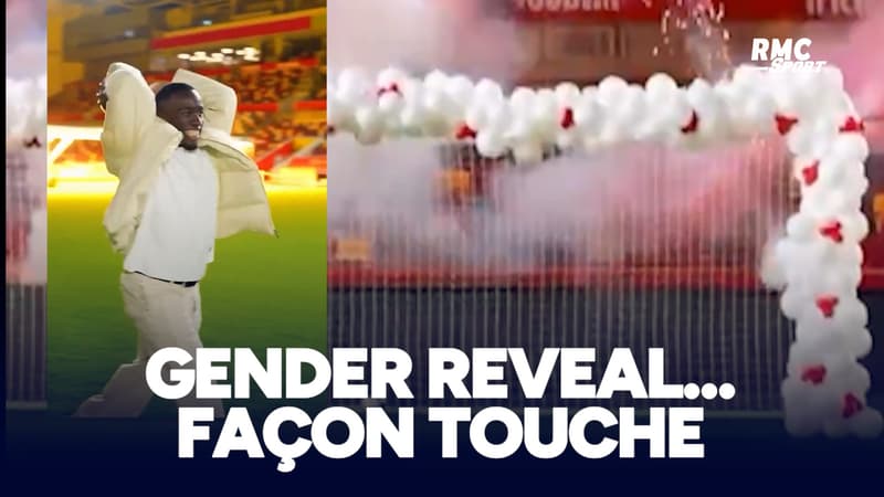 Un gender reveal… en effectuant une touche