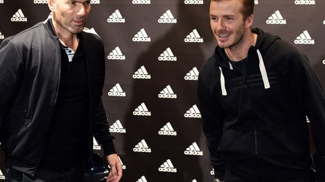 Zinedine Zidane et David Beckham