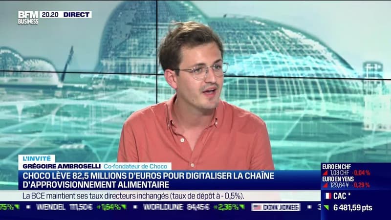 Grégoire Ambroselli (Choco) : Choco lève 82,5 millions d'euros pour digitaliser la chaîne d'approvisionnement alimentaire - 22/07