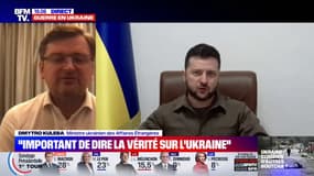 Dmytro Kuleba, le ministre ukrainien des Affaires étrangères: "La Russie ne doit pas siéger" à l'ONU