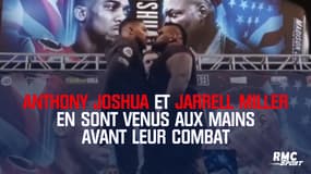 Anthony Joshua et Jarrell Miller en viennent aux mains avant leur combat