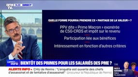 Le gouvernement souhaite un meilleur "partage de la valeur" dans les PME