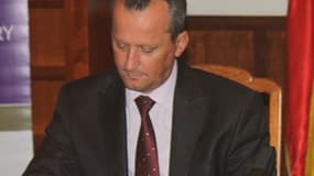 Le président du Parlement macédonien, Trajko Veljanoski, le 20 septembre 2011. (Photo d'illustration)