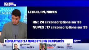 Législatives 2022: le Rassemblement national en tête avec 28,13% dans la Région des Hauts-de-France, la NUPES arrive derrière avec 23,11% 