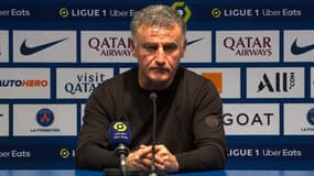 Christophe Galtier en conférence de presse, 2 avril 2023