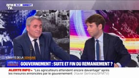 Gouvernement Attal: Xavier Bertrand dénonce "un gouvernement très parisien"