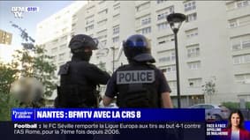 Nantes: au cœur d'une opération de la CRS 8 pour lutter contre le trafic de drogue