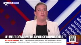 "Le problème que nous avons dans notre pays c'est qu'il y a un lien de confiance qui est brisé avec la police", déclare Mathilde Panot (LFI)