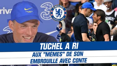 Chelsea : Tuchel a ri aux "mèmes" de son embrouille avec Conte