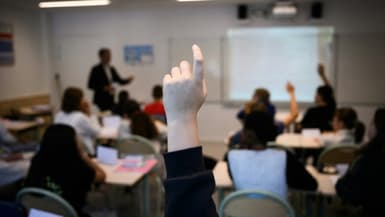 Une classe de collège à Lorient le 5 septembre 2024
