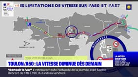 Toulon: la vitesse sur l'A50 diminue dès ce vendredi