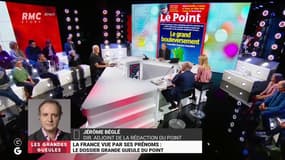 La France vue par ses prénoms : "On peut superposer la carte des régions où il y a de fortes recrudescences des prénoms arabo-musulmans, avec celle des "Kévin" et celle du @RNational_off !" @JeromeBegle #GGRMC 