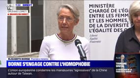 Lutte contre l'homophobie: Élisabeth Borne affirme que "la bataille des mentalités n'est pas encore gagnée"