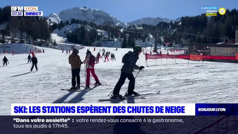 Rhône: les stations de ski espèrent des chutes de neige