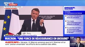 Emmanuel Macron annonce "assurer le copilotage de cette coalition européenne" avec le Premier ministre britannique Keir Starmer