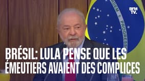 Brésil: Lula se dit convaincu que le palais présidentiel a été ouvert aux émeutiers de l'intérieur