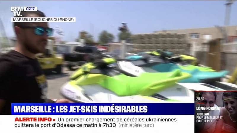 Marseille: les utilisateurs de jet-skis interdits de se mettre à l'eau pendant la préparation des Jeux Olympiques de 2024