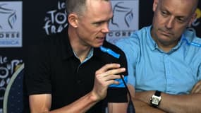 Christopher Froome et Dave Brailsford - AFP