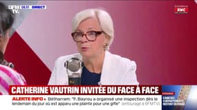 Motion de censure: "Nous sommes effectivement sur un fil et pourtant on est au travail", assure Catherine Vautrin, ministre de la Santé
