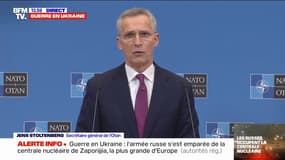 Jens Stoltenberg, secrétaire général de l’Otan: "Il faut que toutes les troupes russes quittent l’Ukraine" 