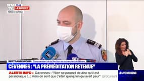 Cévennes: le commandant de la Section de recherches de Nîmes assure que l'homme arrêté "n'exprime pas de regrets"