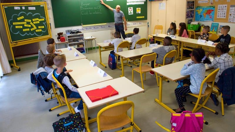 Une salle de classe à Clermont-Ferrand (photo d'illustration)