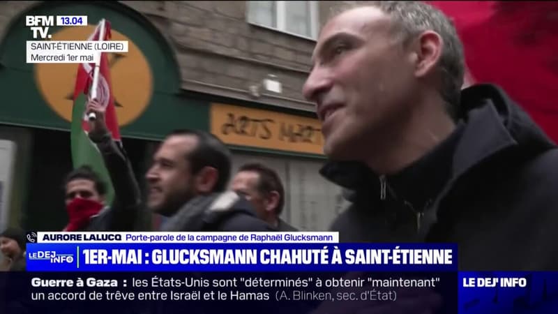 Raphaël Glucksmann empêché de manifester à Saint-Étienne: la porte-parole de la campagne réagit