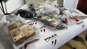 Près de 137.000 euros ont été saisis dans l'appartement nourrice des trois individus arrêtés à Marseille.
