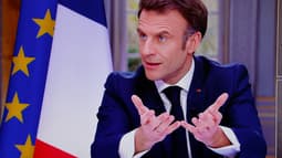 Emmanuel Macron le 22 mars 2023.