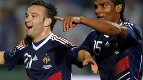 Mathieu Valbuena et Florent Malouda