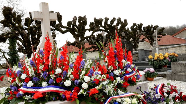 La tombe du Général de Gaulle à Colombey-les-deux-Eglises (Haute-Marne), le 9 novembre 2015.