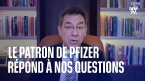 Quatrième dose, variant Omicron... Le patron de Pfizer répond aux questions de BFMTV