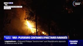 Incendie dans le Var: les pompiers mobilisés cette nuit pour maîtriser le feu 