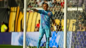 Keylor Navas lors du match de Gold Cup entre les Etats-Unis et le Costa Rica (2-2, 4 t.a.b. 3), le 30 juin 2025