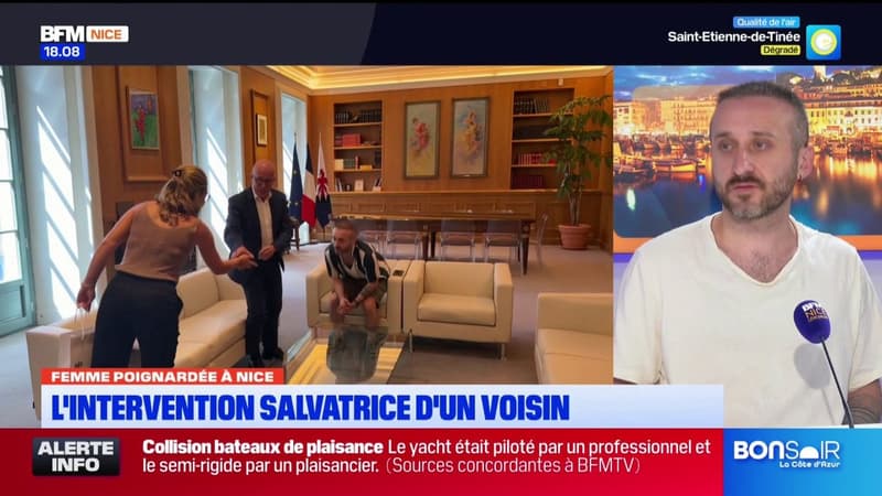 Femme poignardée à Nice : l'intervention salvatrice d'un voisin