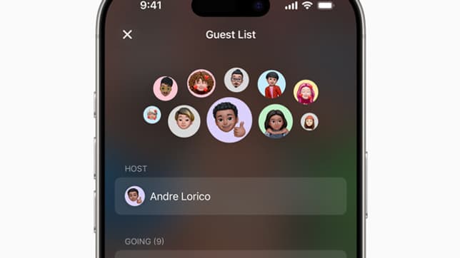 L'app Invitations d'Apple