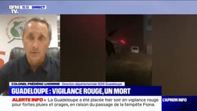 Tempête Fiona en Guadeloupe: la direction départementale du SDIS fait état "d'une personne décédée et une personne disparue"