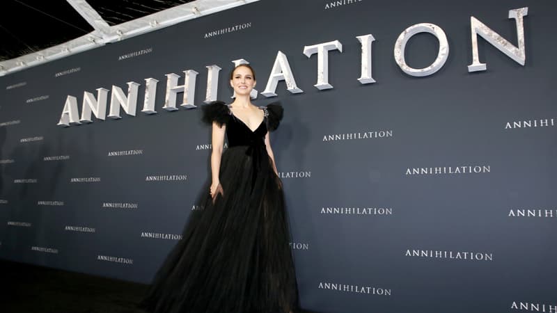 Natalie Portman en février à l'avant-première du film "Annihilation"