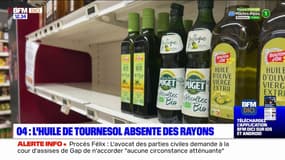 Hautes-Alpes: l'huile de tournesol absente des rayons des supermarchés
