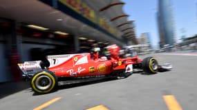 Kimi Raikkonen à Bakou 