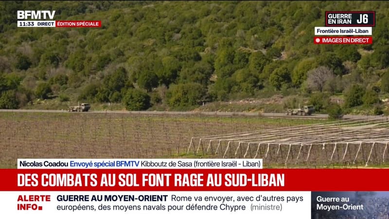 Guerre au Moyen-Orient: des combats au sol sont en cours au sud-Liban