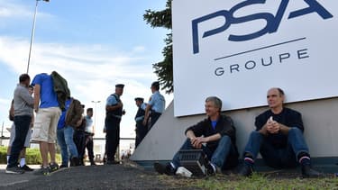Les salariés de GM&S bloquent l'usine de PSA depuis ce mercredi