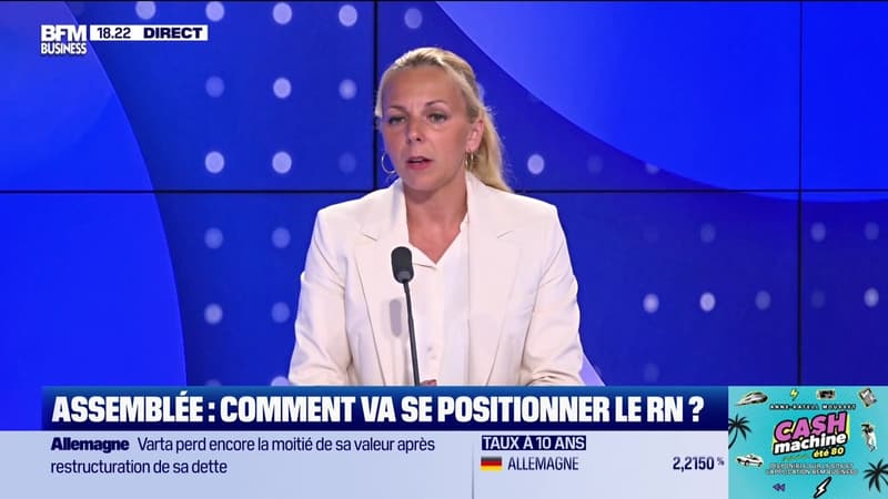 Edwige Diaz (Rassemblement National) : Les chefs du RN reçus lundi à l'Élysée - 20/08