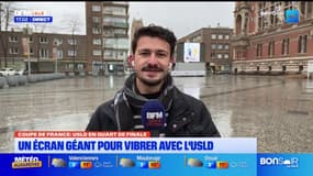 Coupe de France: un écran géant installé face à la mairie de Dunkerque pour pousser l'USLD vers une demi-finale historique