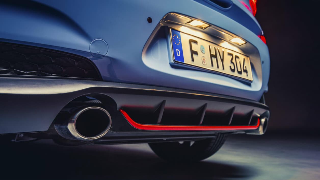 La puissance de cette Hyundai i30N ira de 250 à 275 chevaux.